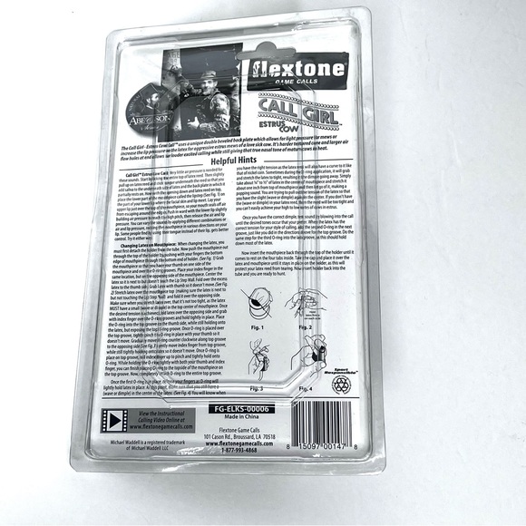 Flextone Game Call. Cow Elk Call. New in original package - Picture 3 of 6